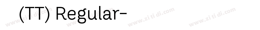 华文细黑(TT) Regular字体转换